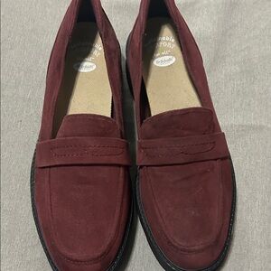 Dr. Scholl's Men's Dark Red Loafers